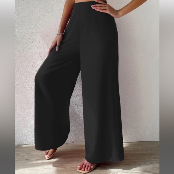 Tall High Waist Wide Leg Pants L - Picture 1 of 9
